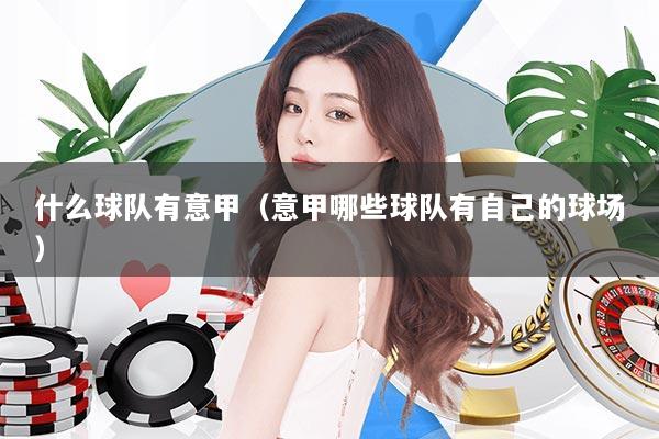 什么球队有意甲（意甲哪些球队有自己的球场）