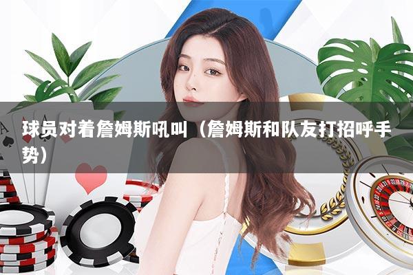 球员对着詹姆斯吼叫（詹姆斯和队友打招呼手势）