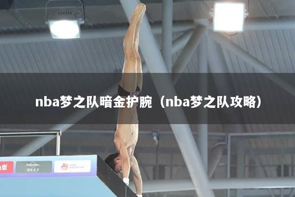 nba梦之队暗金护腕（nba梦之队攻略）