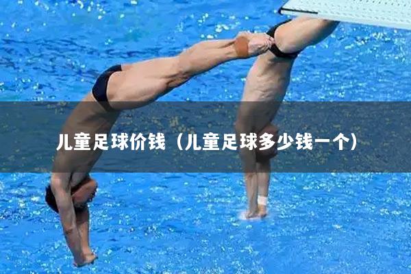 儿童足球价钱（儿童足球多少钱一个）